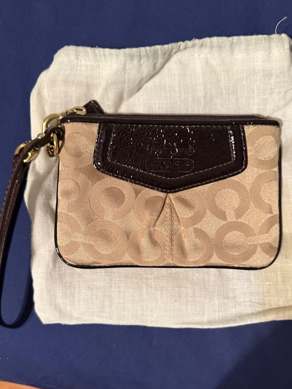 Coach small wristlet